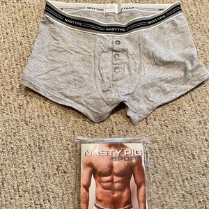 2 pairs of Nasty Pig underwear